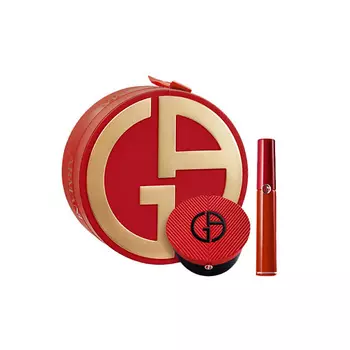 GIORGIO ARMANI Подарочный набор Red Cushion Жидкая помада+Cushion