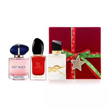 GIORGIO ARMANI Подарочный набор Si Passion+My Way+Libre