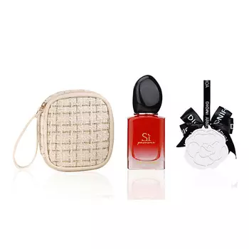 GIORGIO ARMANI Подарочный набор Si Passion Парфюмерная вода+ароматизированная подвеска