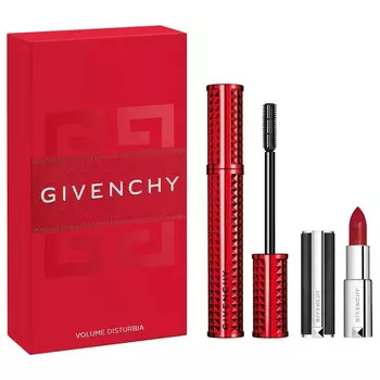 GIVENCHY Набор для макияжа: Объемная тушь для ресниц VOLUME DISTURBIA + Губная помада LE ROUGE