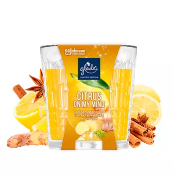 GLADE Ароматизированная свеча Citrus on my mind 130.0