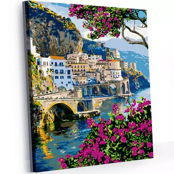 GLAMA "Сицилия" картина по номерам на холсте