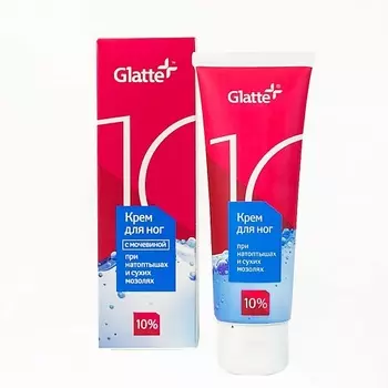 GLATTE Крем для ног с мочевиной 10%