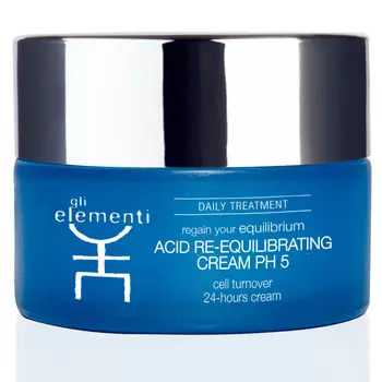 GLI ELEMENTI Крем для лица, восстанавливающий pH-баланс кожи Acid Re-equilibrating Cream pH5