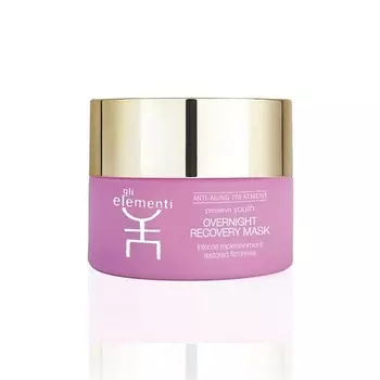 GLI ELEMENTI Ночная восстанавливающая несмываемая маска для лица Overnight Recovery Mask