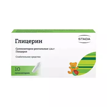 АПТЕКА Глицерин супп. рект. 1,24г N10