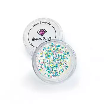 GLITTER THINGS Гель блестки для лица и тела Радостное Настроение
