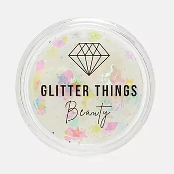 GLITTER THINGS Глиттер Гель Блёстки для глаз, лица и тела "Северное Сияние "