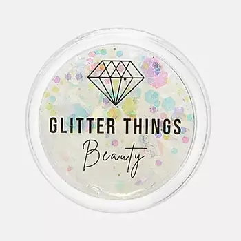 GLITTER THINGS Глиттер Гель Блёстки для глаз, лица и тела "Радужная Русалка"