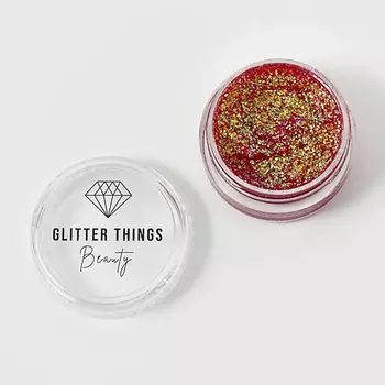 GLITTER THINGS Глиттер Гель Блёстки для глаз, лица и тела "Солнечная Вспышка"