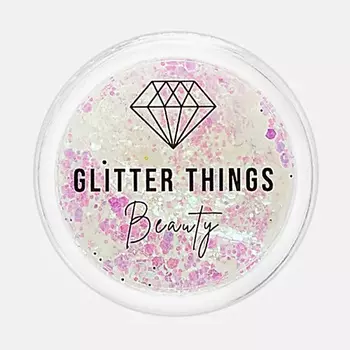 GLITTER THINGS Глиттер Гель Блёстки для глаз, лица и тела "Барби"