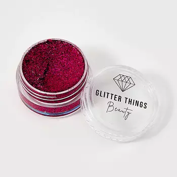 GLITTER THINGS Глиттер Гель Блёстки для глаз, лица и тела "Черри Леди "