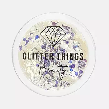 GLITTER THINGS Глиттер Гель Блёстки для глаз, лица и тела "Лунная Соната"