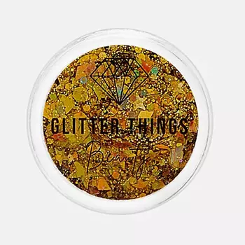 GLITTER THINGS Глиттер Гель Блёстки для глаз, лица и тела "Всплеск Эмоций"