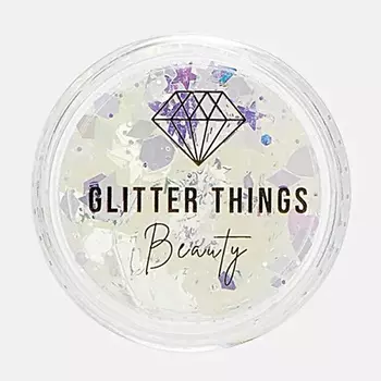 GLITTER THINGS Глиттер Гель Блёстки для глаз, лица и тела "Кассиопея "