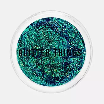 GLITTER THINGS Глиттер Гель Блёстки для глаз, лица и тела "Секрет Красоты"