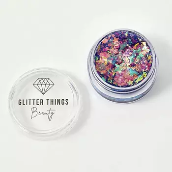 GLITTER THINGS Глиттер Гель Блёстки для глаз, лица и тела "Индиго"