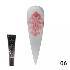 GLOBAL FASHION Гель краска для стемпинга и китайской росписи с шиммером 001