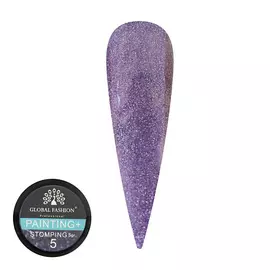 GLOBAL FASHION Гель краска Painting+Stomping 02