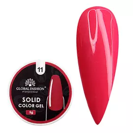 GLOBAL FASHION Гель-краска повышенной плотности, Solid color gel 04