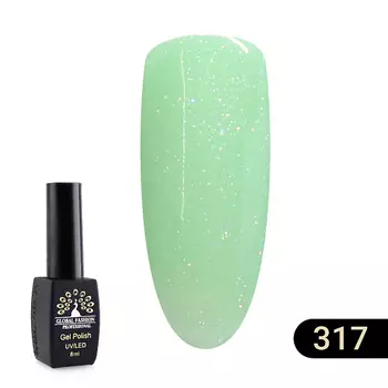 GLOBAL FASHION Гель-лак BLACK ELITE 001