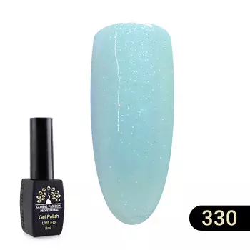 GLOBAL FASHION Гель-лак BLACK ELITE 001