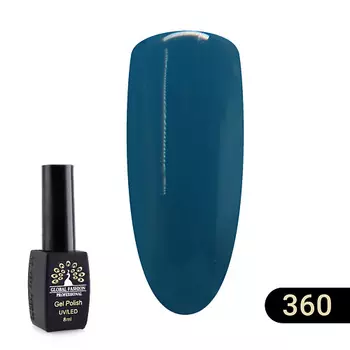 GLOBAL FASHION Гель-лак BLACK ELITE 001