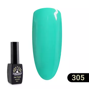 GLOBAL FASHION Гель-лак BLACK ELITE 001