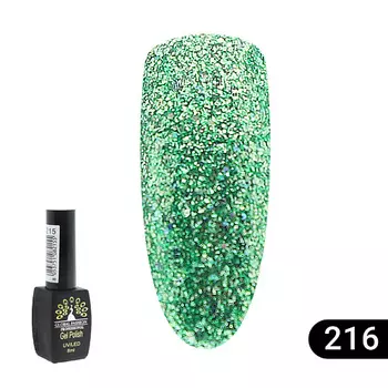 GLOBAL FASHION Гель-лак BLACK ELITE 001