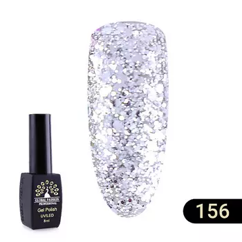 GLOBAL FASHION Гель-лак BLACK ELITE 001