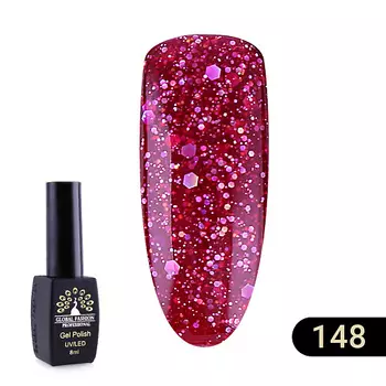 GLOBAL FASHION Гель-лак BLACK ELITE 001