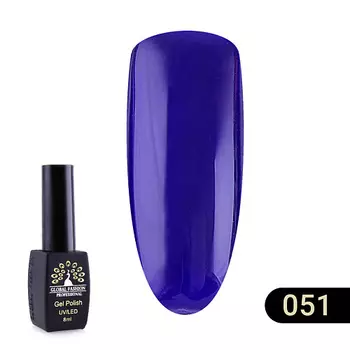 GLOBAL FASHION Гель-лак BLACK ELITE 001