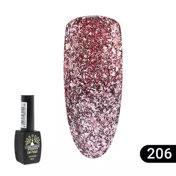 GLOBAL FASHION Гель-лак BLACK ELITE 001