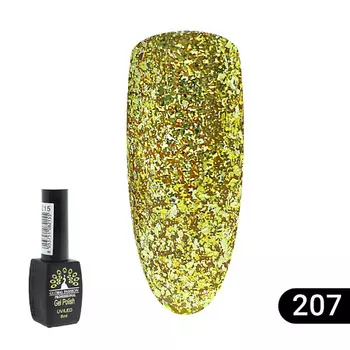 GLOBAL FASHION Гель-лак BLACK ELITE 001