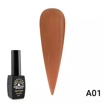 GLOBAL FASHION Гель лак Black Elite серии A A01