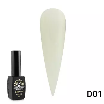 GLOBAL FASHION Гель лак Black Elite серии A A01