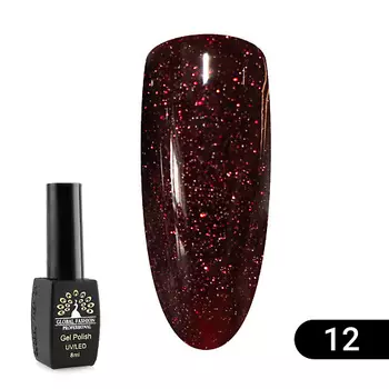 GLOBAL FASHION Гель лак Disco Gel Shine Spectrum светоотражающий 02