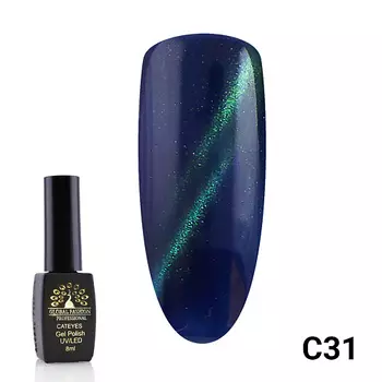 GLOBAL FASHION Гель лак кошачий глаз 25