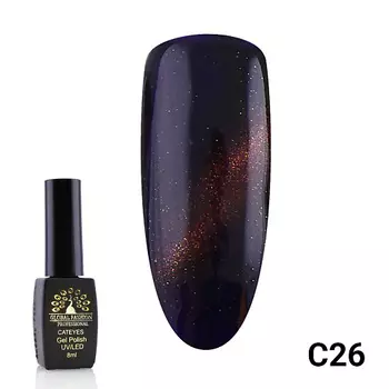 GLOBAL FASHION Гель лак кошачий глаз 25