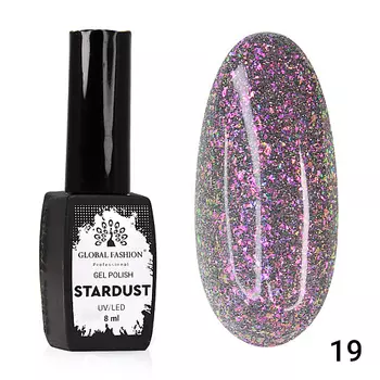 GLOBAL FASHION Гель лак Stardust 01