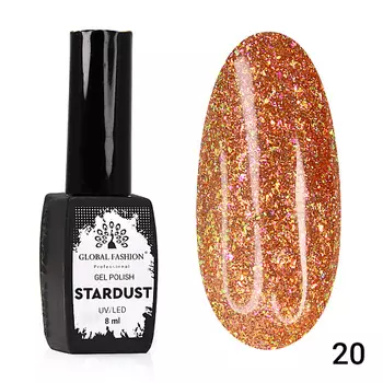 GLOBAL FASHION Гель лак Stardust 01