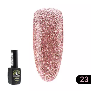 GLOBAL FASHION Гель лак золото Gold 07