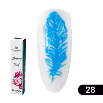 GLOBAL FASHION Гель краска для стемпинга и китайской росписи 13