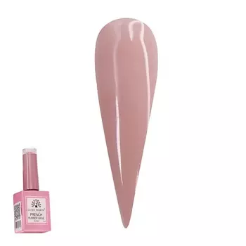 GLOBAL FASHION Каучуковая база для гель лака френч, Rubber Base Coat French 01