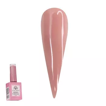 GLOBAL FASHION Каучуковая база для гель лака френч, Rubber Base Coat French 01