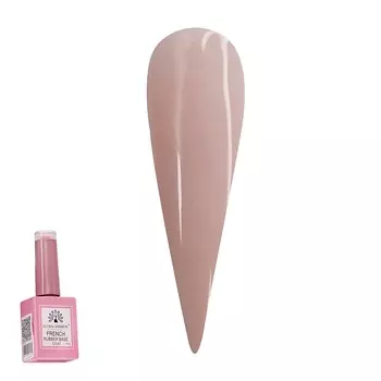 GLOBAL FASHION Каучуковая база для гель лака френч, Rubber Base Coat French 01