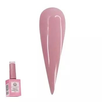 GLOBAL FASHION Каучуковая база для гель лака френч, Rubber Base Coat French 01