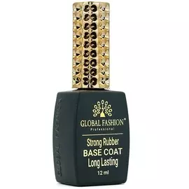 GLOBAL FASHION Каучуковая база для гель-лака Strong Long Lasting Rubber Base Coat