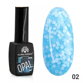 GLOBAL FASHION Каучуковая база Snow flakes 01