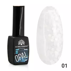 GLOBAL FASHION Каучуковая база Snow flakes 01